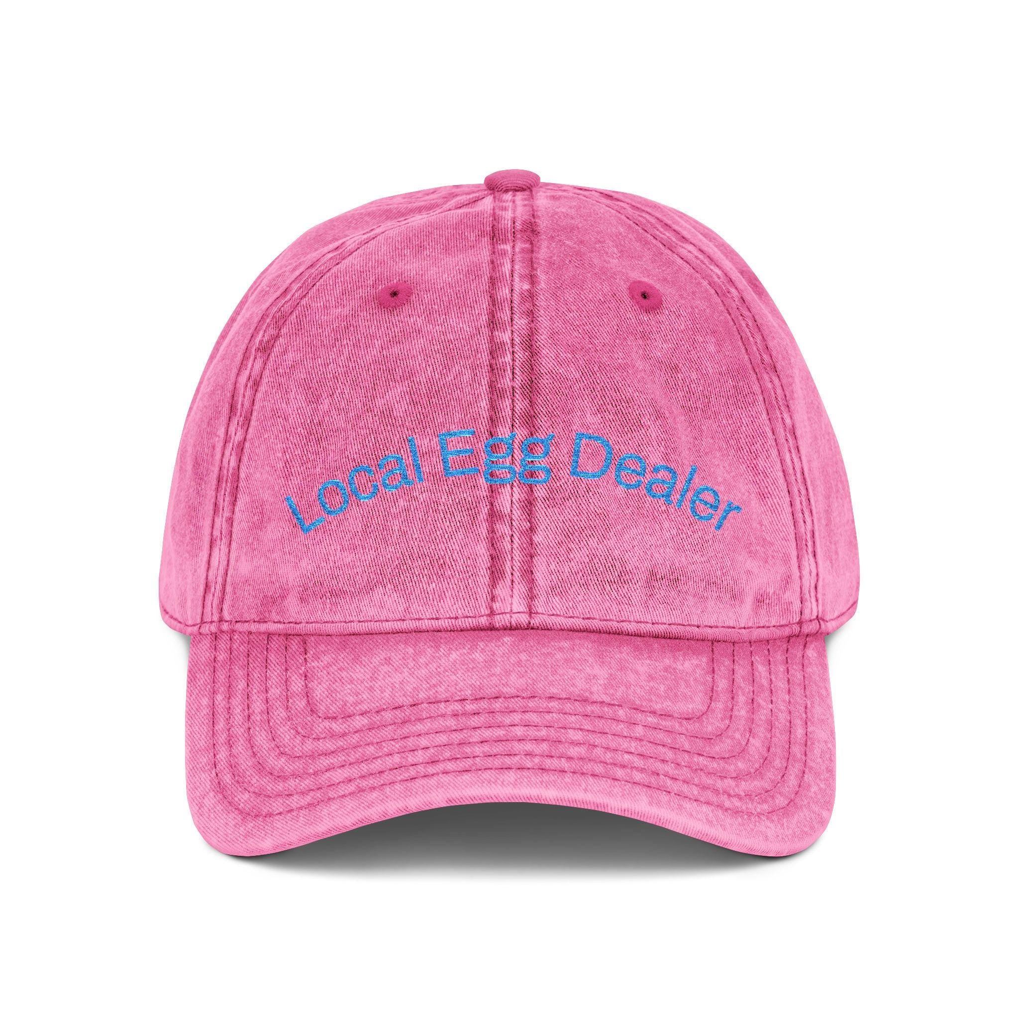 Local Egg Dealer Baseball Cap | Vintage Embroidered Hat