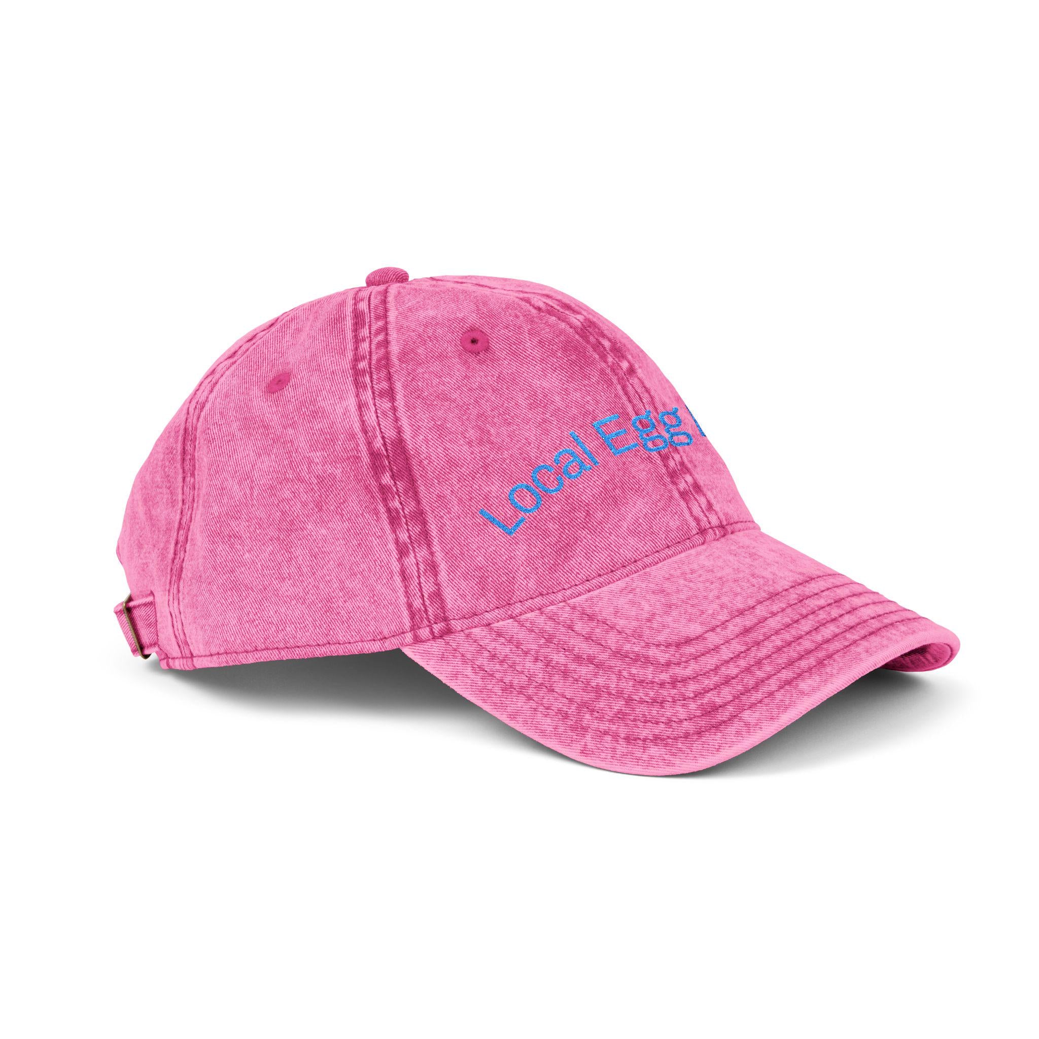 Local Egg Dealer Baseball Cap | Vintage Embroidered Hat