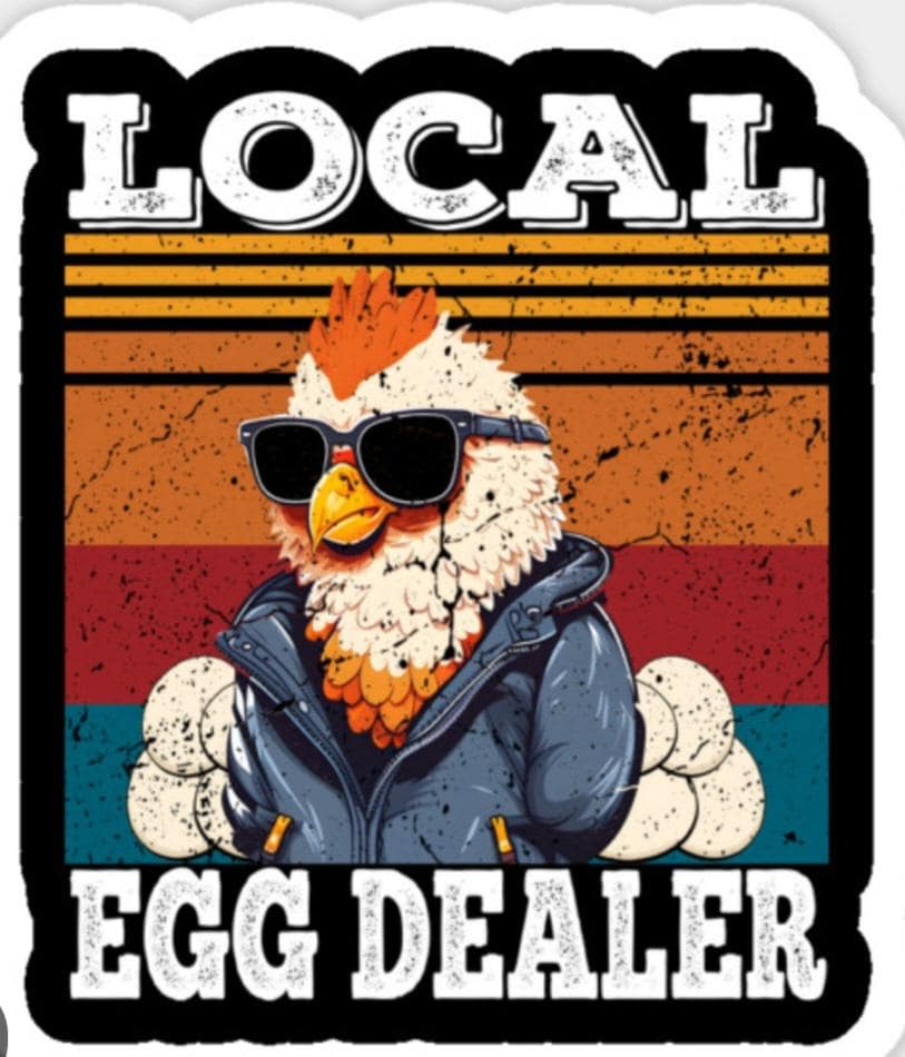 Local egg dealer magnet