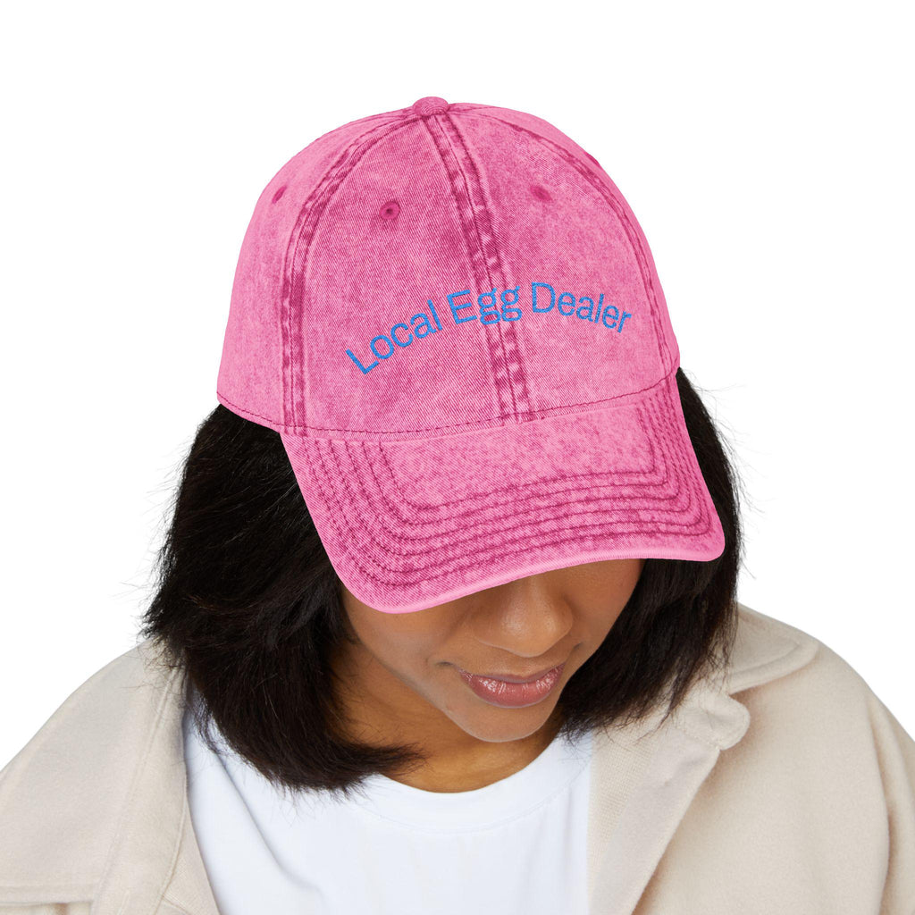 Local Egg Dealer Baseball Cap | Vintage Embroidered Hat